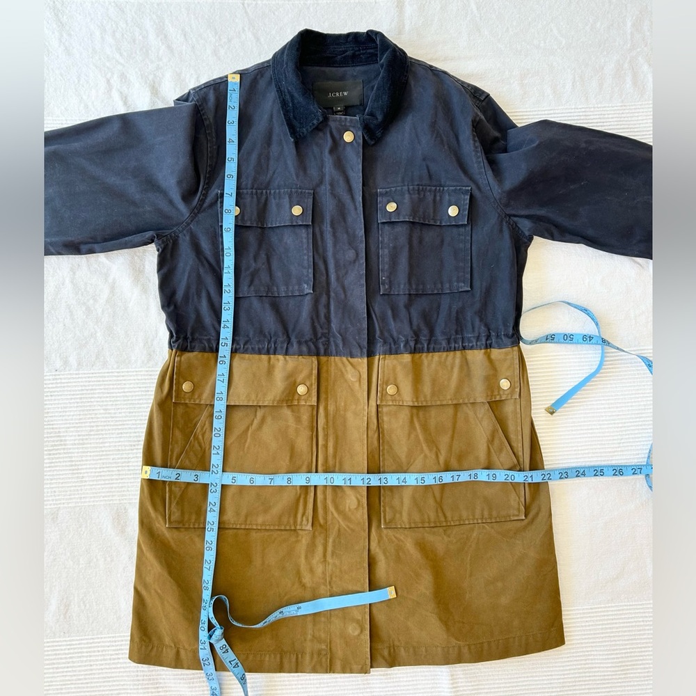 J. Crew Long Colorblock Field Jacket - Picture 13 of 14